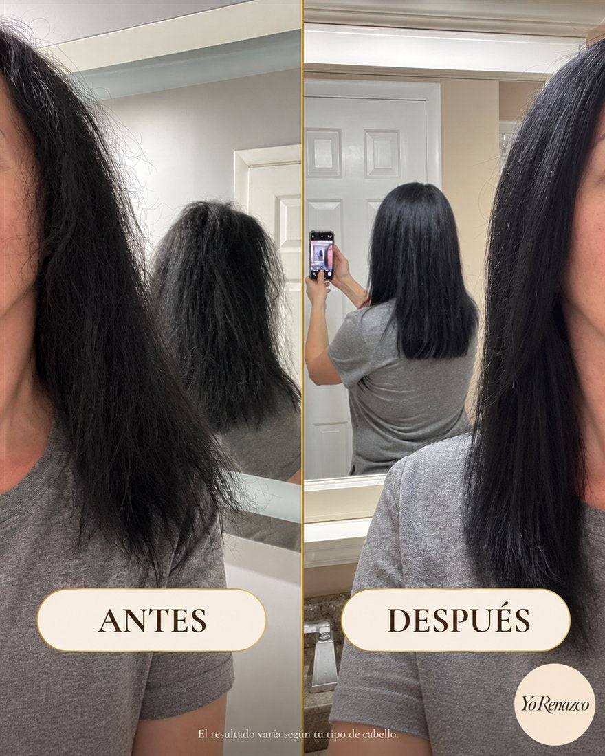 Cabello grueso y esponjado