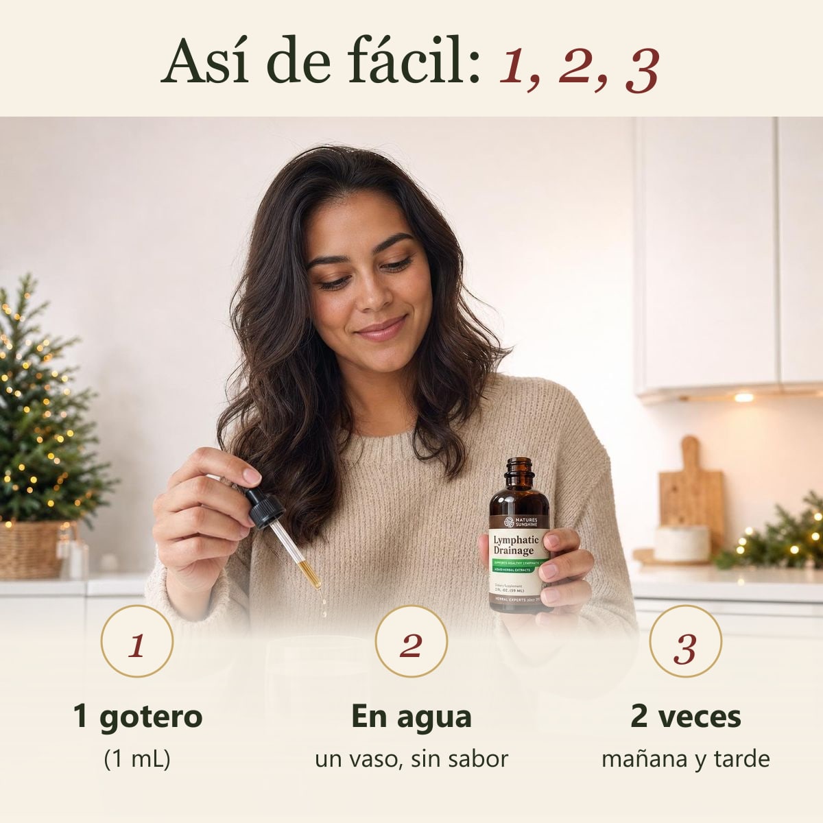 Drenaje Linfático en Gotas — 3 frascos + shot de ginseng