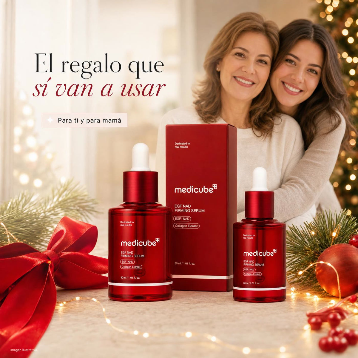 Sérum Reafirmante EGF NAD — Firmeza y luminosidad, skincare coreano (30 ml)