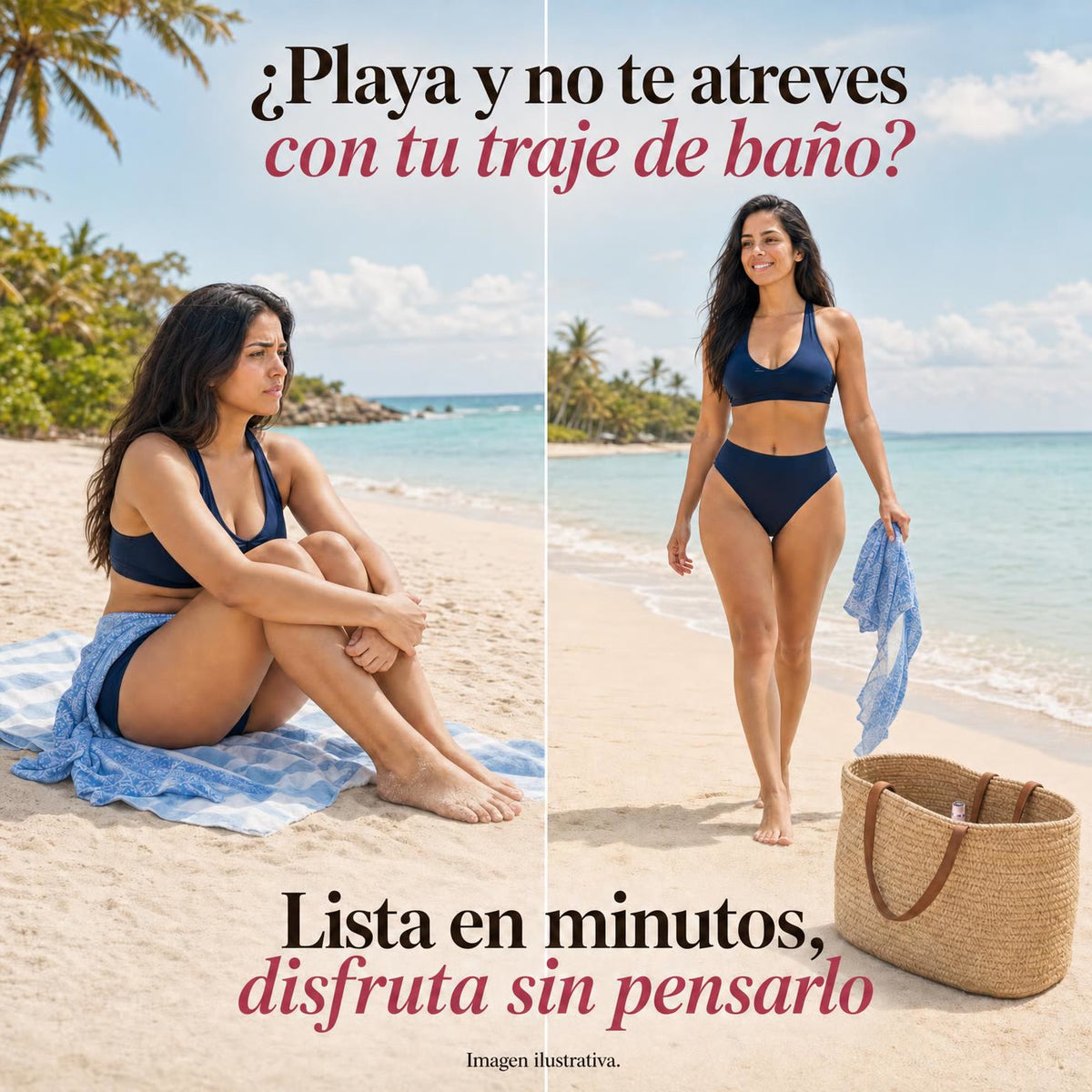 Depiladora Portátil 2 en 1 — Recorta y afeita donde estés