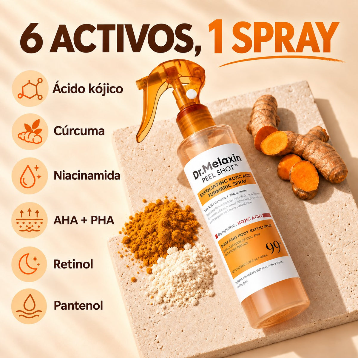 6 activos de Peel Shot